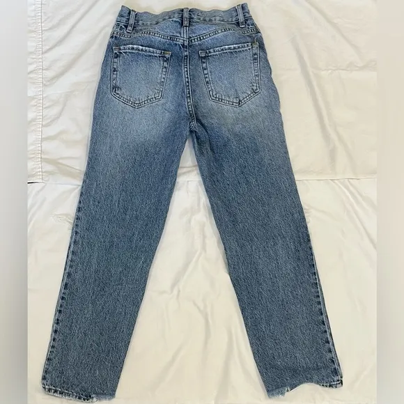 Pacsun high rise straight jeans 23 ripped - Image 2