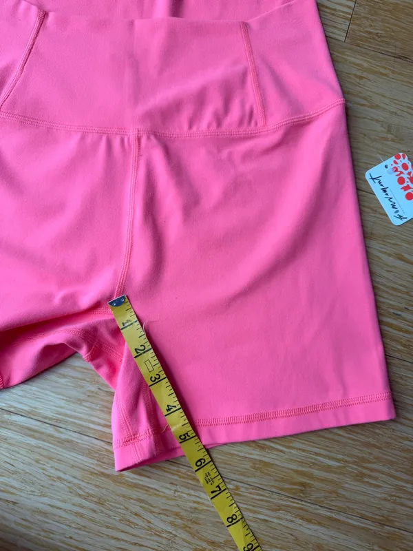 Free People FP Movement Never Better 5” Bike Shorts Neon Coral Medium - Image 10