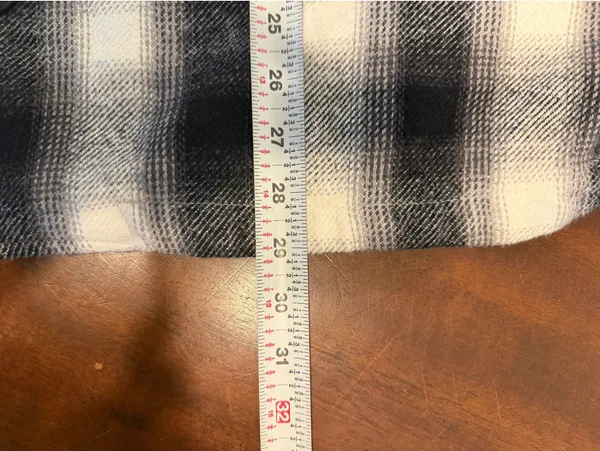 Women’s black and white plaid Lucky Brand jacket button up large - Image 5