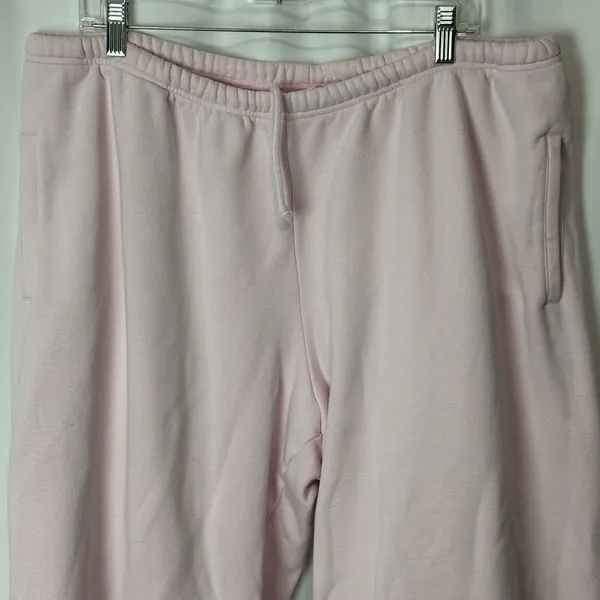 Skims Womens Light Pink Sweatpant Joggers 2X Comfy Cozy Lounge - Image 9
