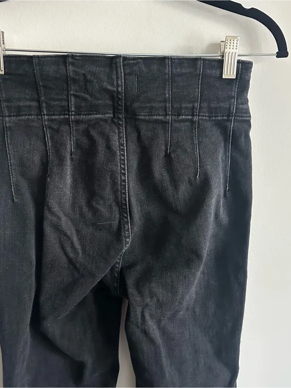 Free People We the Free Jayde Flare Jeans in Onyx - Image 11