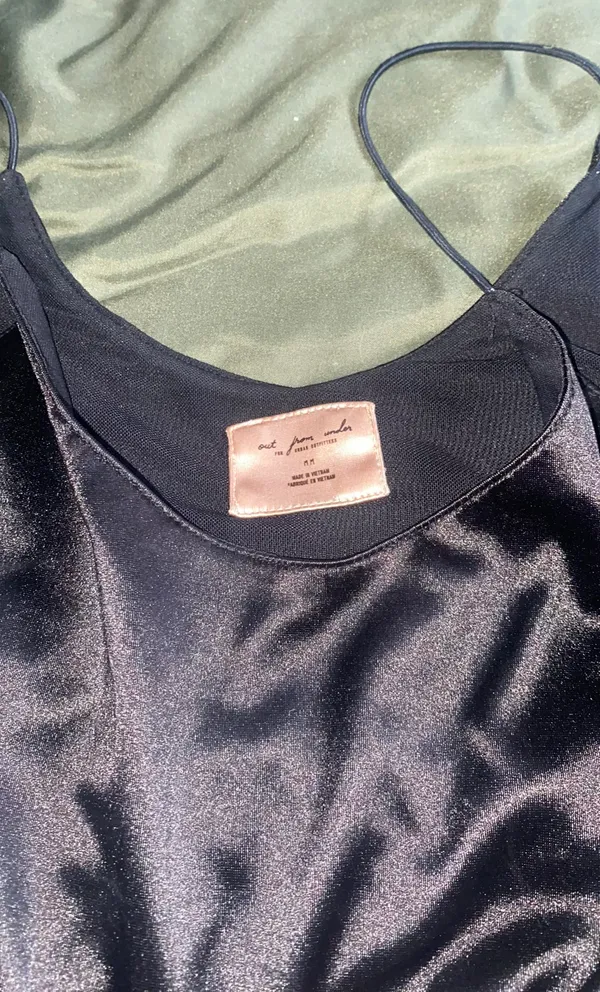 Urban Outfitters Satin Crop Top - Image 2