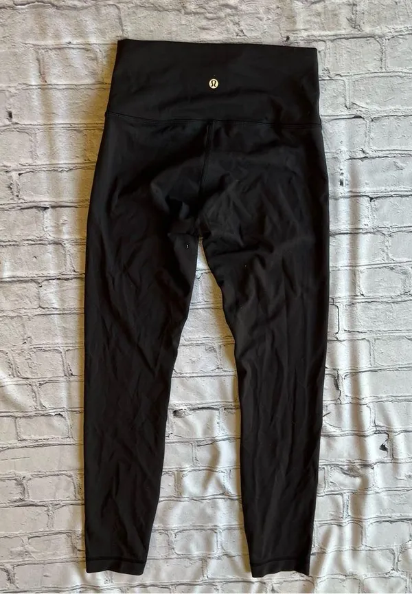 Lululemon Women’s Black Crop Leggings High-Rise Size 6 Athletic Athleisure EUC - Image 14