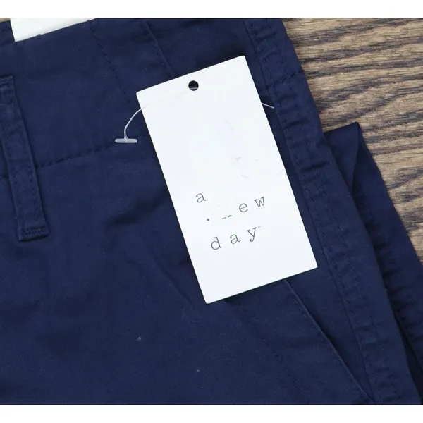 NWT A New Day Womens High-Rise Straight Ankle Chino Pants 89476958 Navy Blue 4 - Image 7