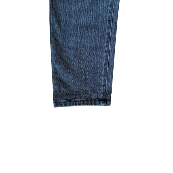 J. McLaughlin medium wash stretchy button zip five pocket skinny jeans size 4 - Image 5