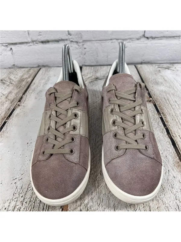 SAM EDELMAN Women's Marquette Leather Sneakers Size 6 - Image 3