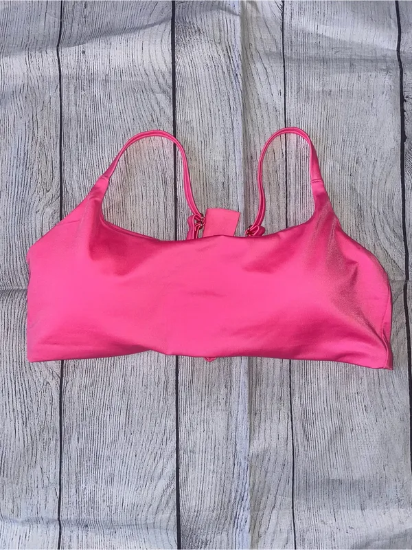 Quince Pink High-Waist Bikini Set - Classic Scoop Top - Image 3