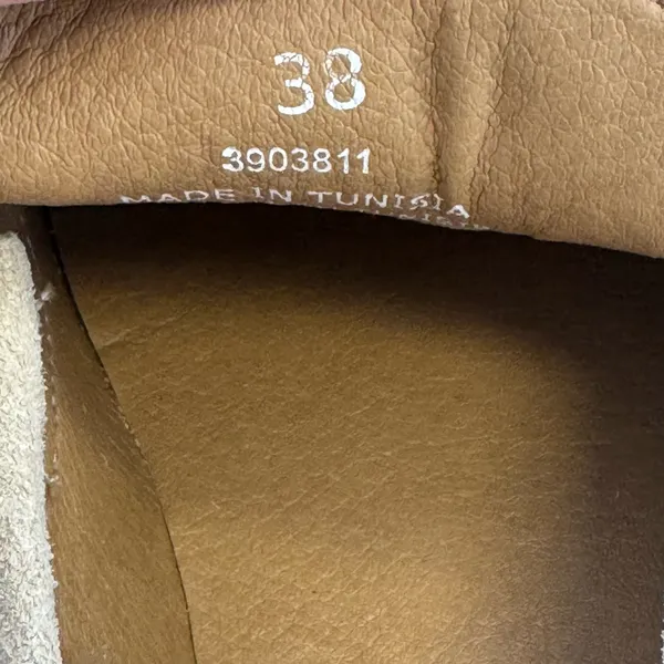 Free People Nico Sand Suede Platform Loafers Sz 38 - Image 12