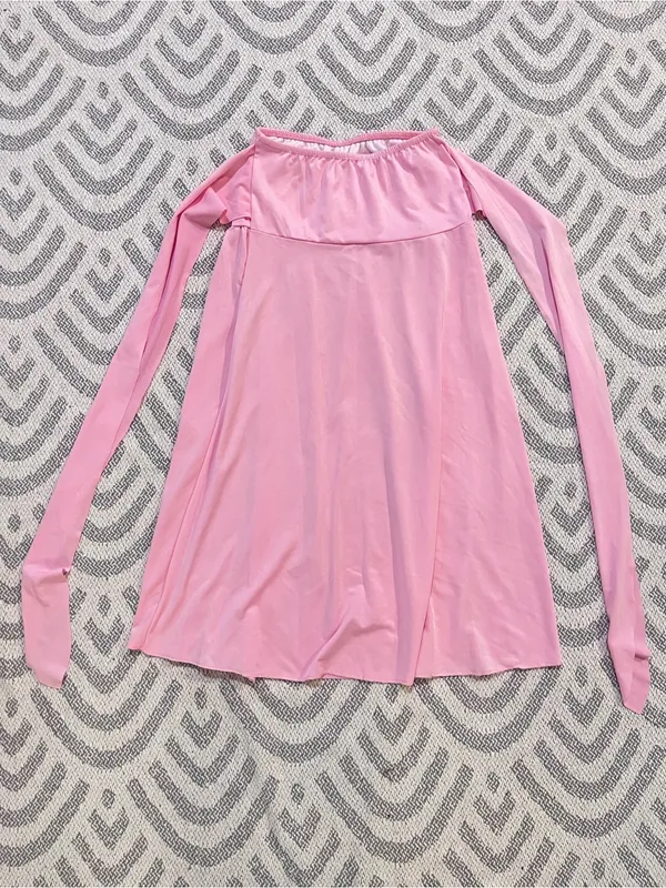 Light Pink Strapless Dress Small/Medium - Image 3
