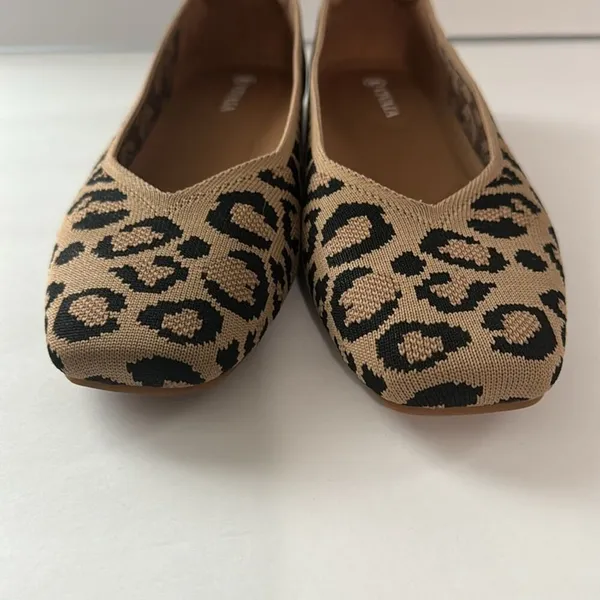 Vivaia Women's Animal Print Sq Toe Business Casual Travel Comfort Walking Margot - Image 3