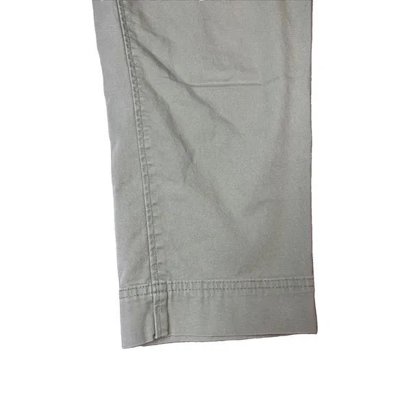American Eagle Womens 12 Kiwi Green Stretch‎ Capri Pants Cropped Y2K - Image 3