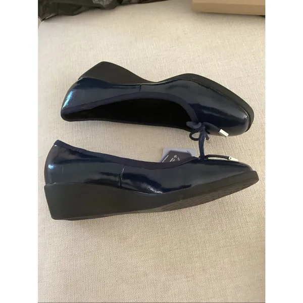 Aerosoles Tema ballet wedge pumps navy Blue, Size 10, NWT no box - Image 2