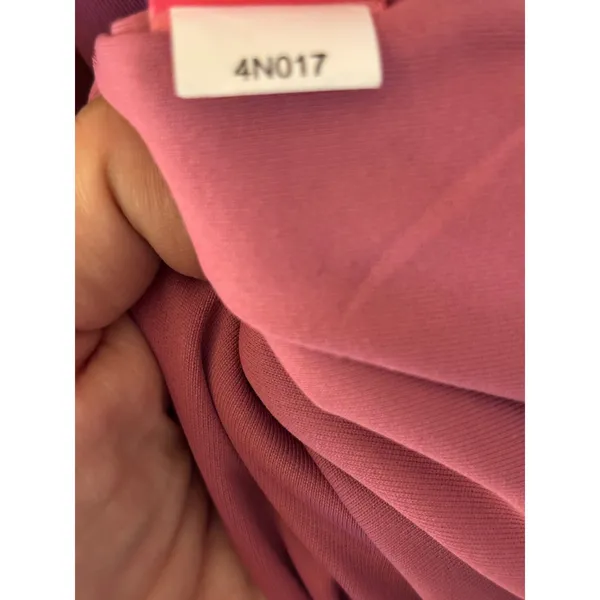 Betsey Johnson Pink Bow Shoulder Sheath Dress Sleeveless Asymmetrical Seam 2 - Image 5