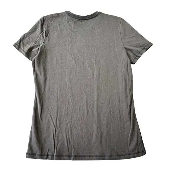 Life is Good Casual Hamsa Lotus Graphic Tee Dusty‎ Blue Gray Cotton Shirt NWT - Image 7