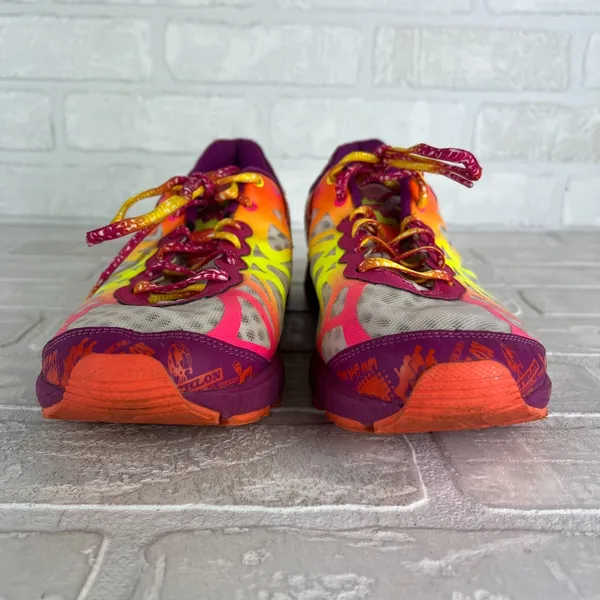 ASICS GEL Noosa Tri 9 Womens 9.5 Running Shoes Neon Multicolor‎ Triathlon T458N - Image 6