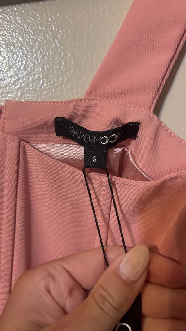 Paper Moon Pink Top Crop - Image 3