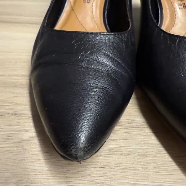 Collection by Clark’s Classic Black Leather Women's Pumps - Image 4