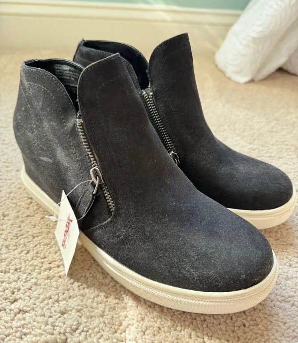 Steve Madden Suede Platform Sneakers - Image 2
