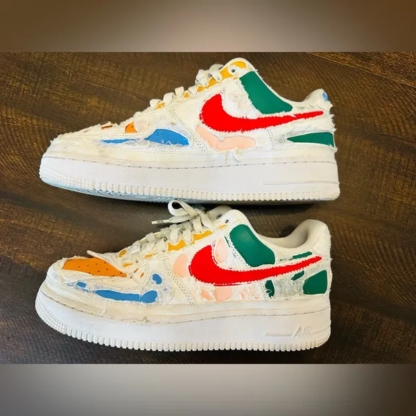 Nike Air Force 1 LX Tear Away White 2020 AF1 CJ1650-101 Womens - Size 11 - Image 6