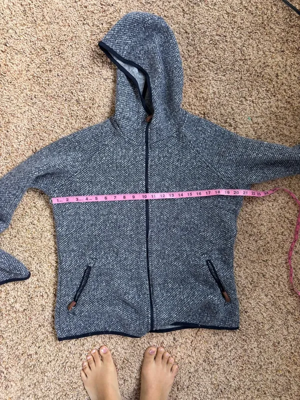 Women’s Hooded Fleece Sweater Jacket - Image 7