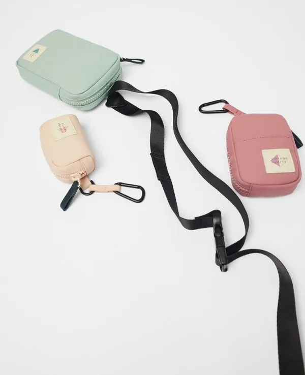 Zara Rubberized Charms/Crossbody bag/fanny bag NWT - Image 3