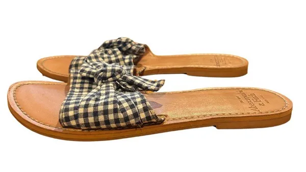Abercrombie Gingham Sandals - Image 5