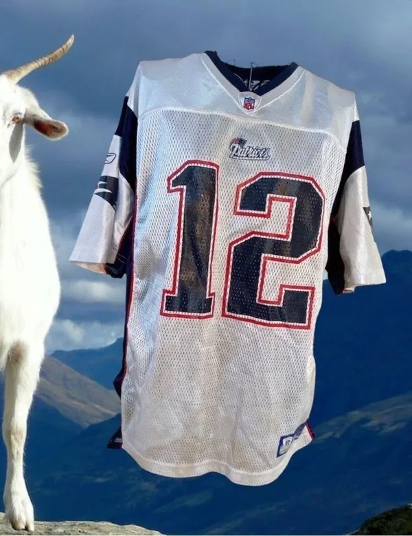 Reebok NFL Players Inc. Equipment on Field Tom Brady Patriots #12 Jersey XL - Image 2
