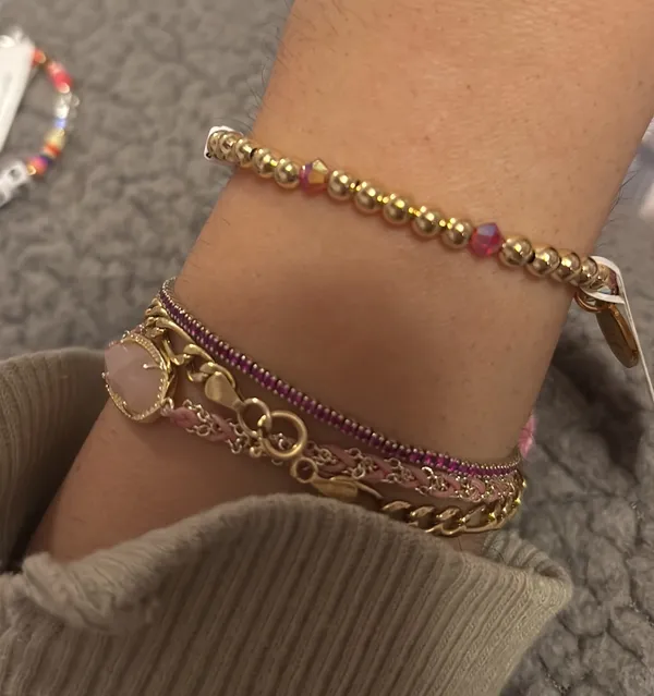 BaubleBar NWT Little Words Project - SISTERS Gold Filled and Crystal - Image 6