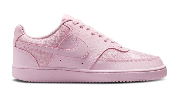 Nike Court Vision Low Shoes - Pink Lace Sneakers - Image 6