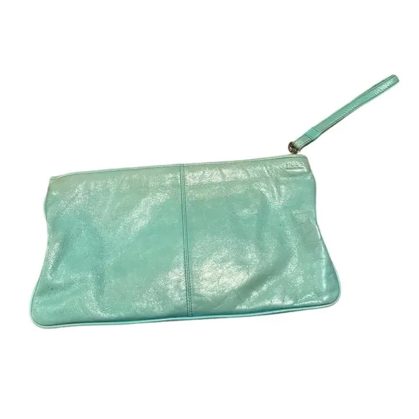 VTG HOBO Oversized Leather Clutch Wristlet - Image 8