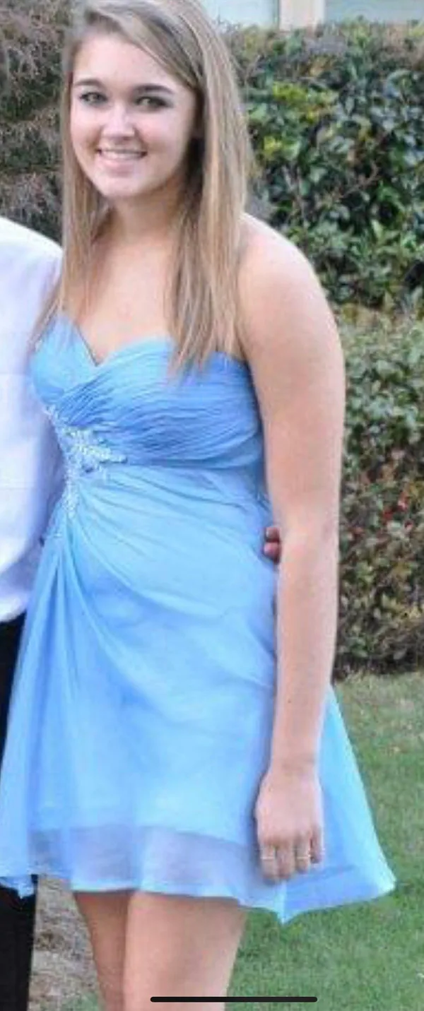 La Femme Blue Formal Dress - Image 2