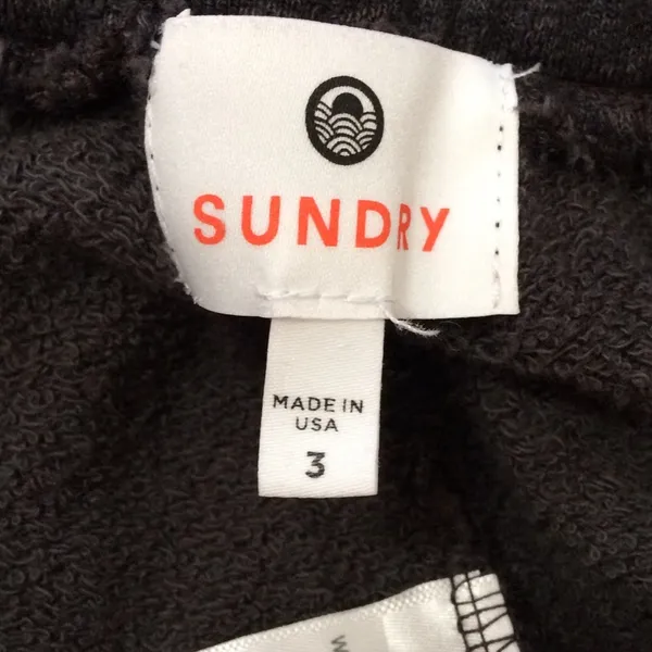 Sundry Metallic Side Stripe Split Hem Sweatpants - Image 4