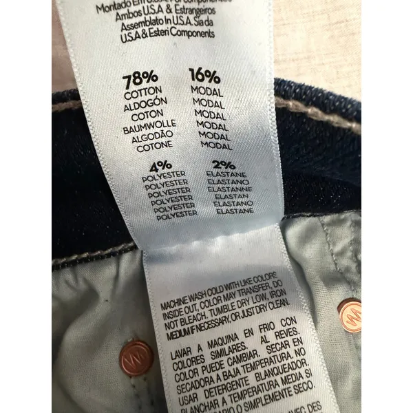 Mother The Insider Ankle Jeans Women 26 Cropped High Rise Straight - Image 5