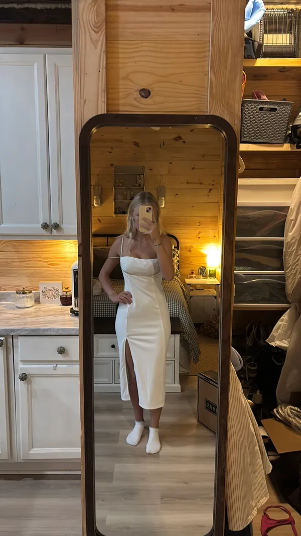 Lulus white midi dress - Image 11