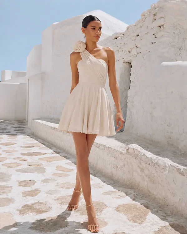 NWT TFNC London One-Shoulder Geri Corsage Dress - Image 2