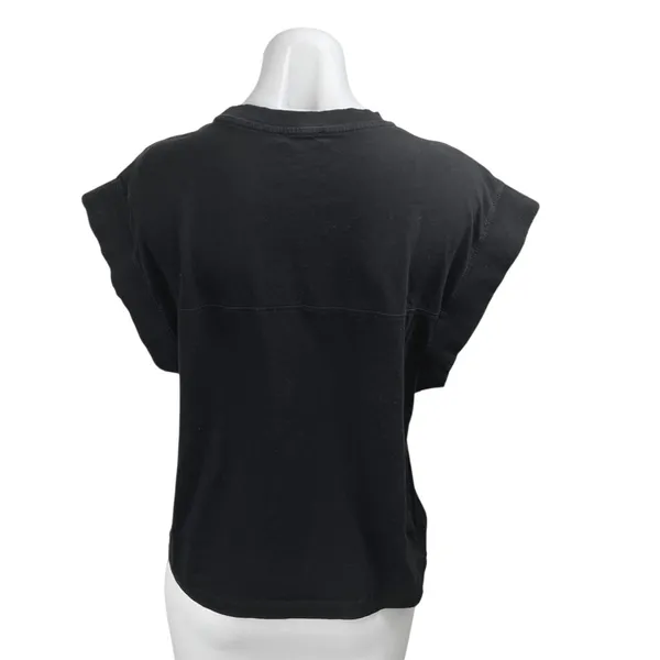 Zara Women's Black Short Sleeve Crew Neck Basic Casual T Shirt Tee Top Size M - Image 2
