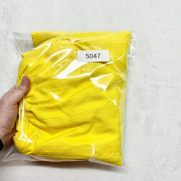 J.Crew Piqué Fit & Flare Dress‎ Womens 12 Yellow Sleeveless Cotton 50344 Size 12 - Image 9