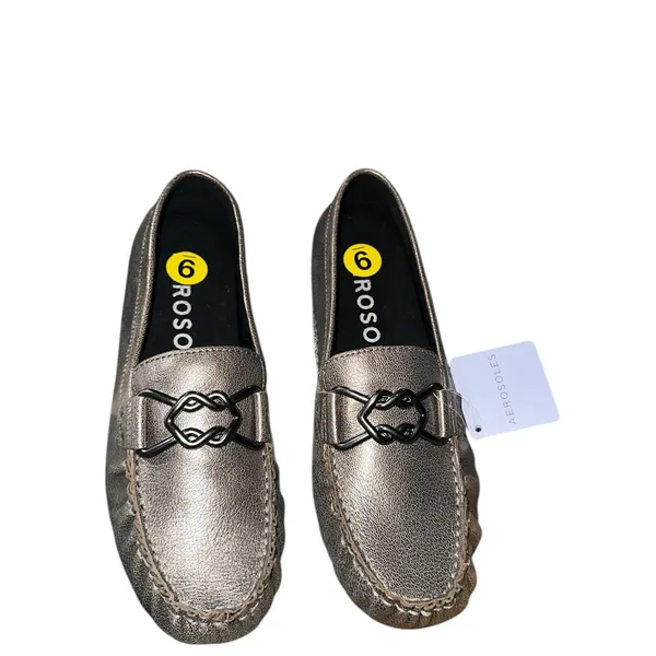Aeropostale NEW Aerosoles Women's Gaby Casual Loafer Color:Graphite Leather SZ-9 Slip On - Image 8