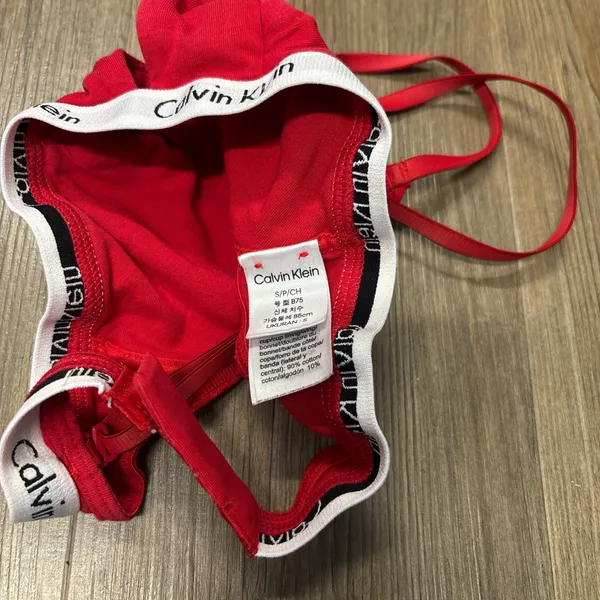 Red Calvin Klein Bralette - Image 3