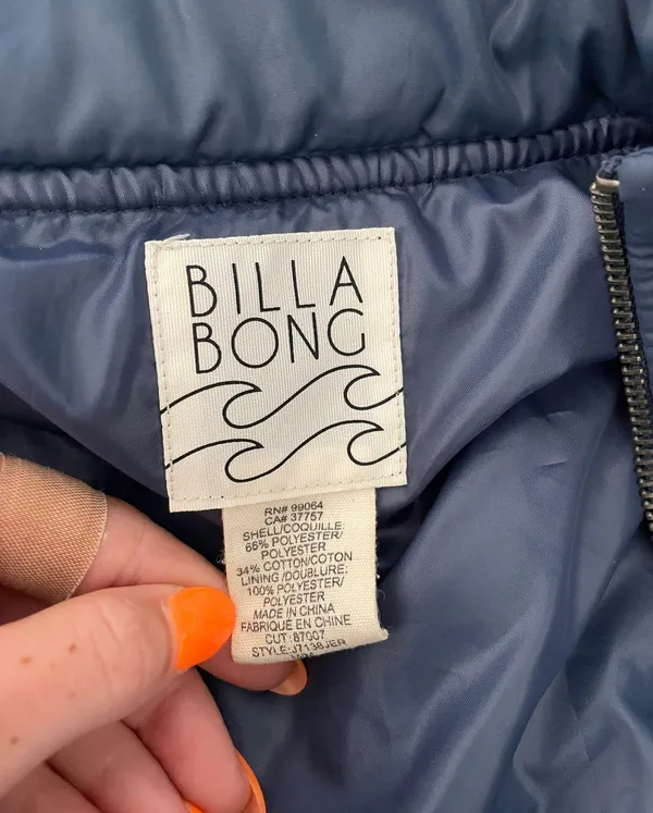 Billabong Sleeveless Puffer Vest - Image 4