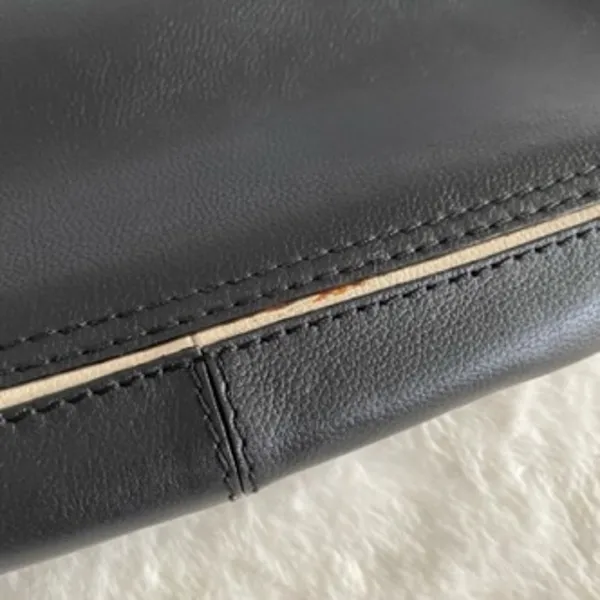 Kate Spade Black Leather Shoulder Bag Purse - Image 5