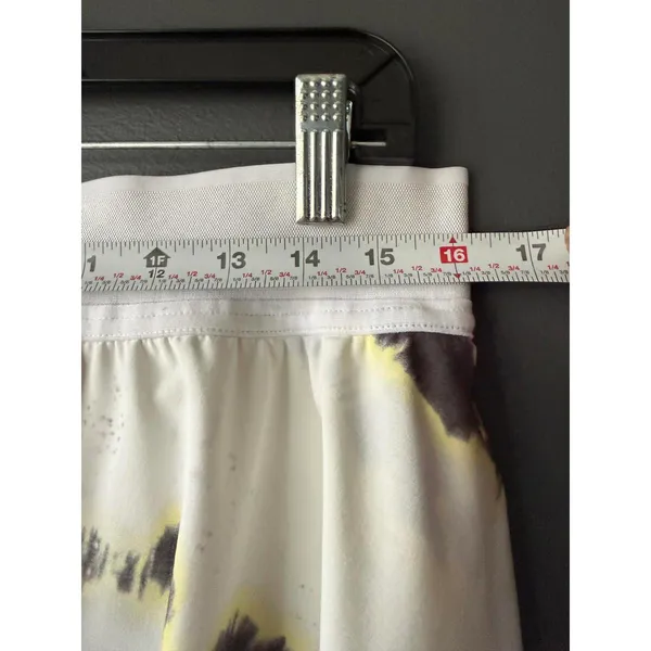 Lululemon White Tie-Dye Athletic Skort with Inner Shorts - Image 2
