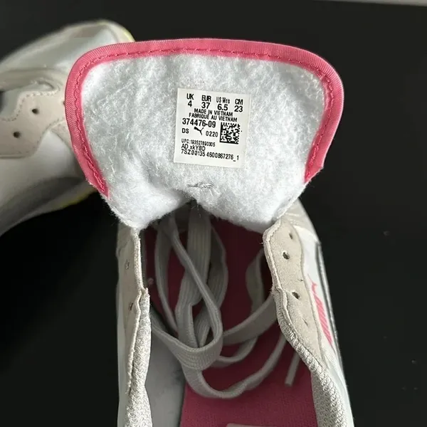 Puma Pink and Grey Sneakers Sz‎ 6.5 - Image 7