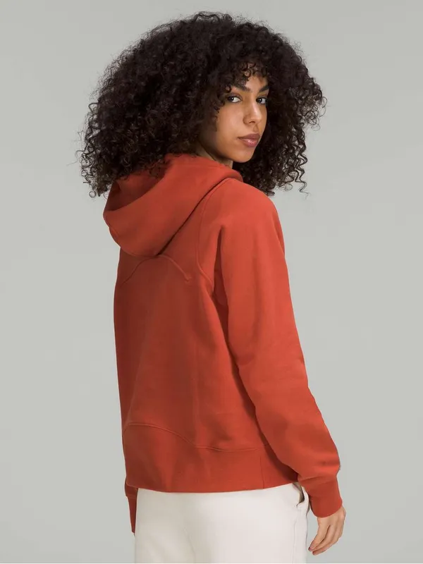 Lululemon • Loungeful Hoodie in Red Rock burnt orange pullover sweatshirt - Image 8