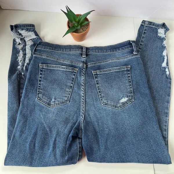 We the Free People Skinny Womens jeans Sz 30 Distressed Y2K Grunge Indie Sleaze - Image 6