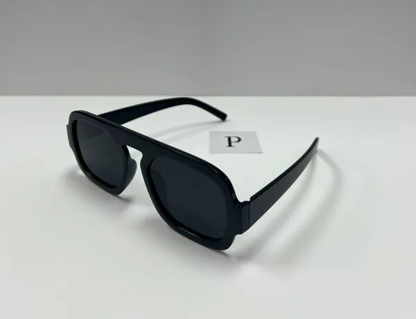 Black aviator sunglasses / classic black sunglasses - Image 2
