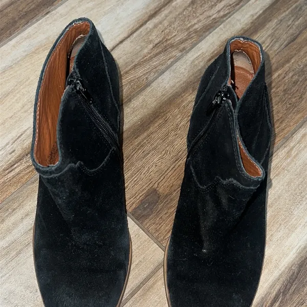 Lucky brand black leather booties - Image 2