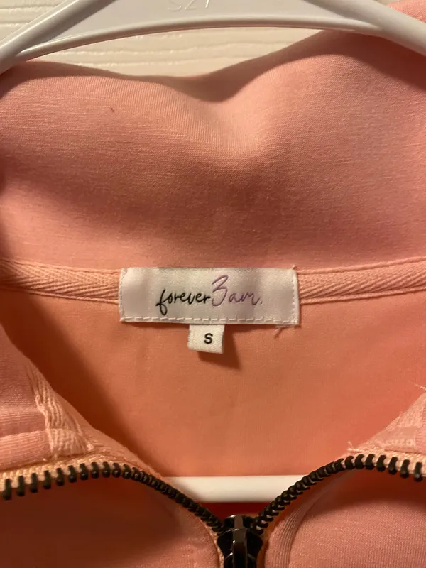 Half Zip Sweater Pink - Image 3