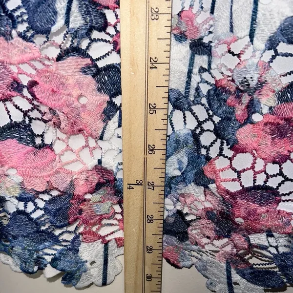 Ricki's Pink and White Lace Floral Tank Top - Image 7