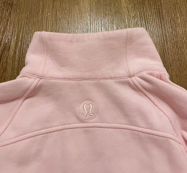 Lululemon Strawberry Milkshake Scuba Oversized Funnel Neck Full Zip - Image 3